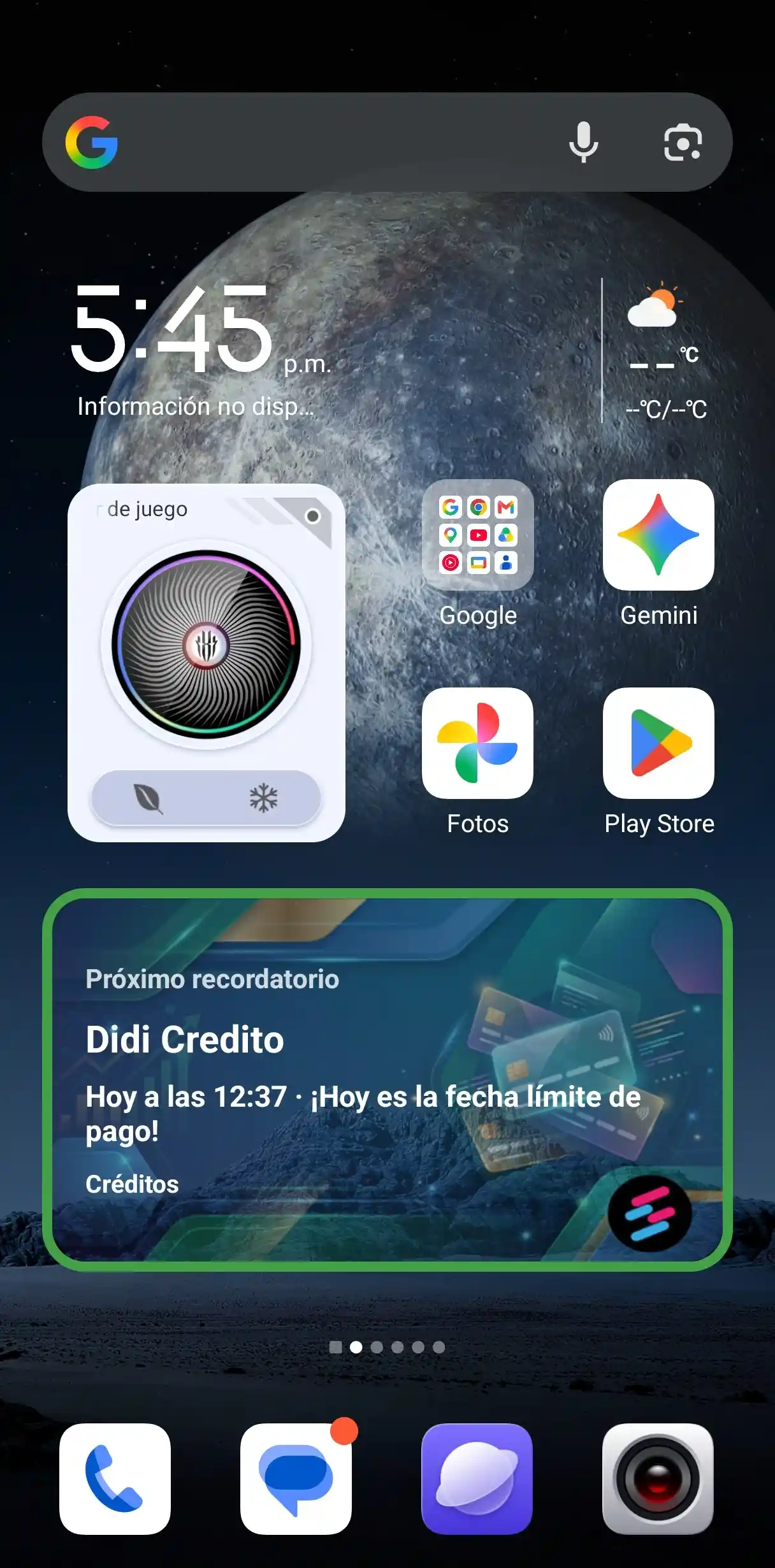Widget de semáforo de Swemind
